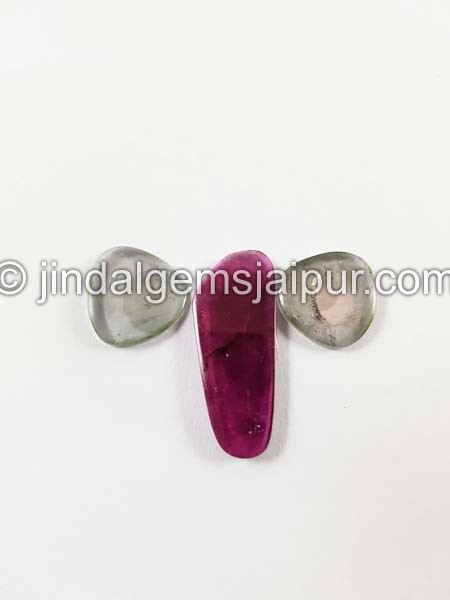 Watermelon Tourmaline Smooth Slices